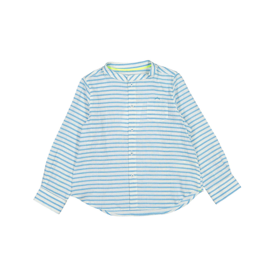 Nanos Blue Horizontal Stripe Tunic