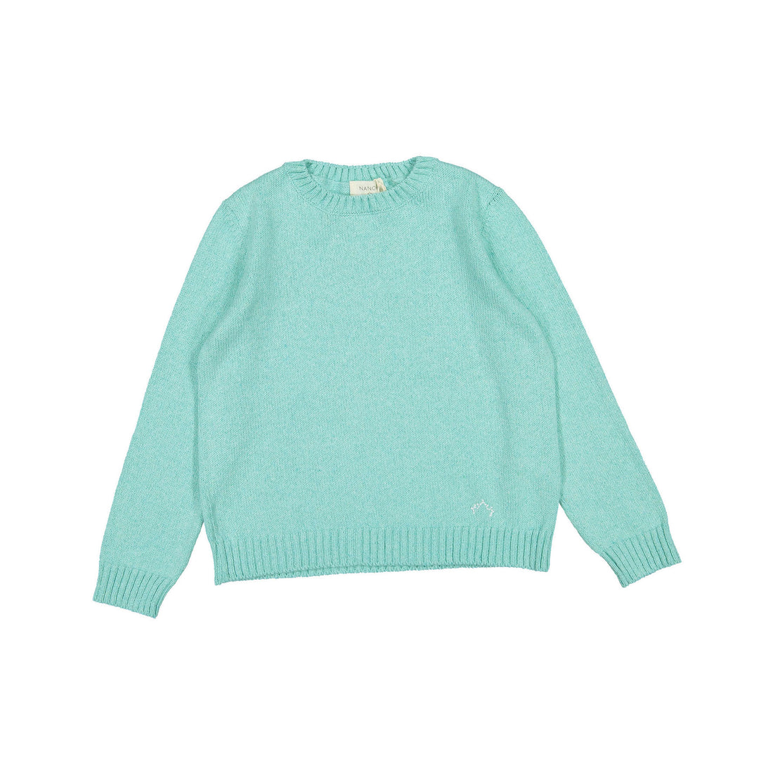 Nanos Aqua Knit V-neck Sweater