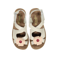 Sonatina White/Peach Margarita Sandals