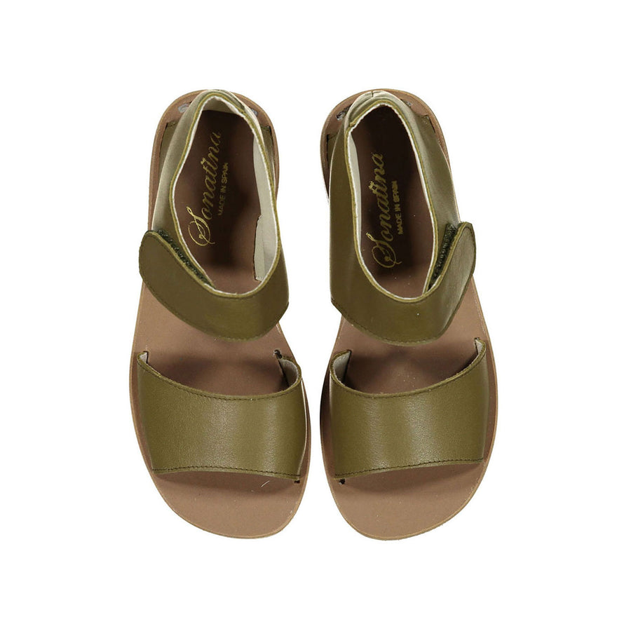 Sonatina Olive Green Sam Sandals