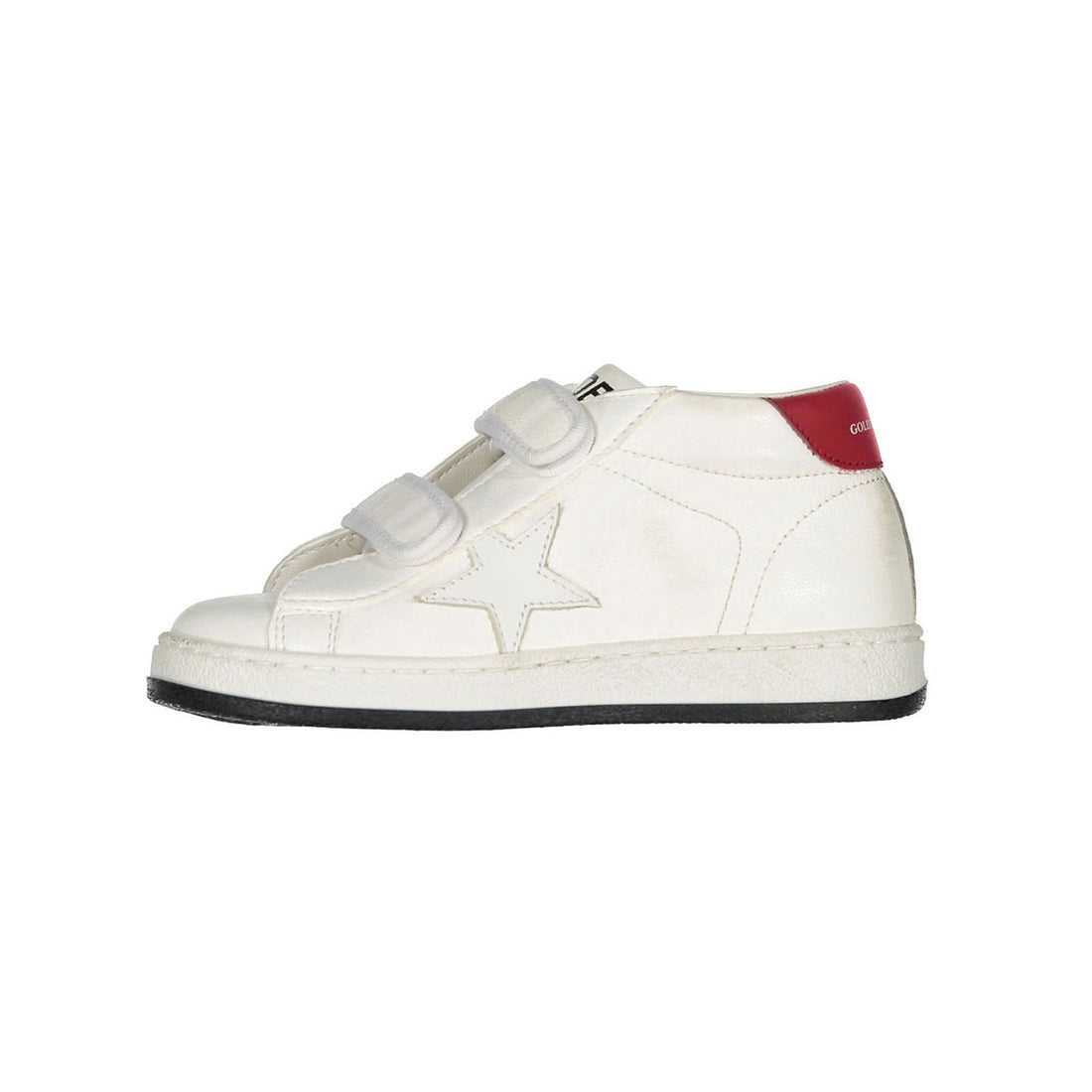 Golden Goose White/Red June Sneakers