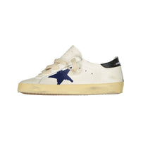Golden Goose White/Navy/Black Superstar Sneakers