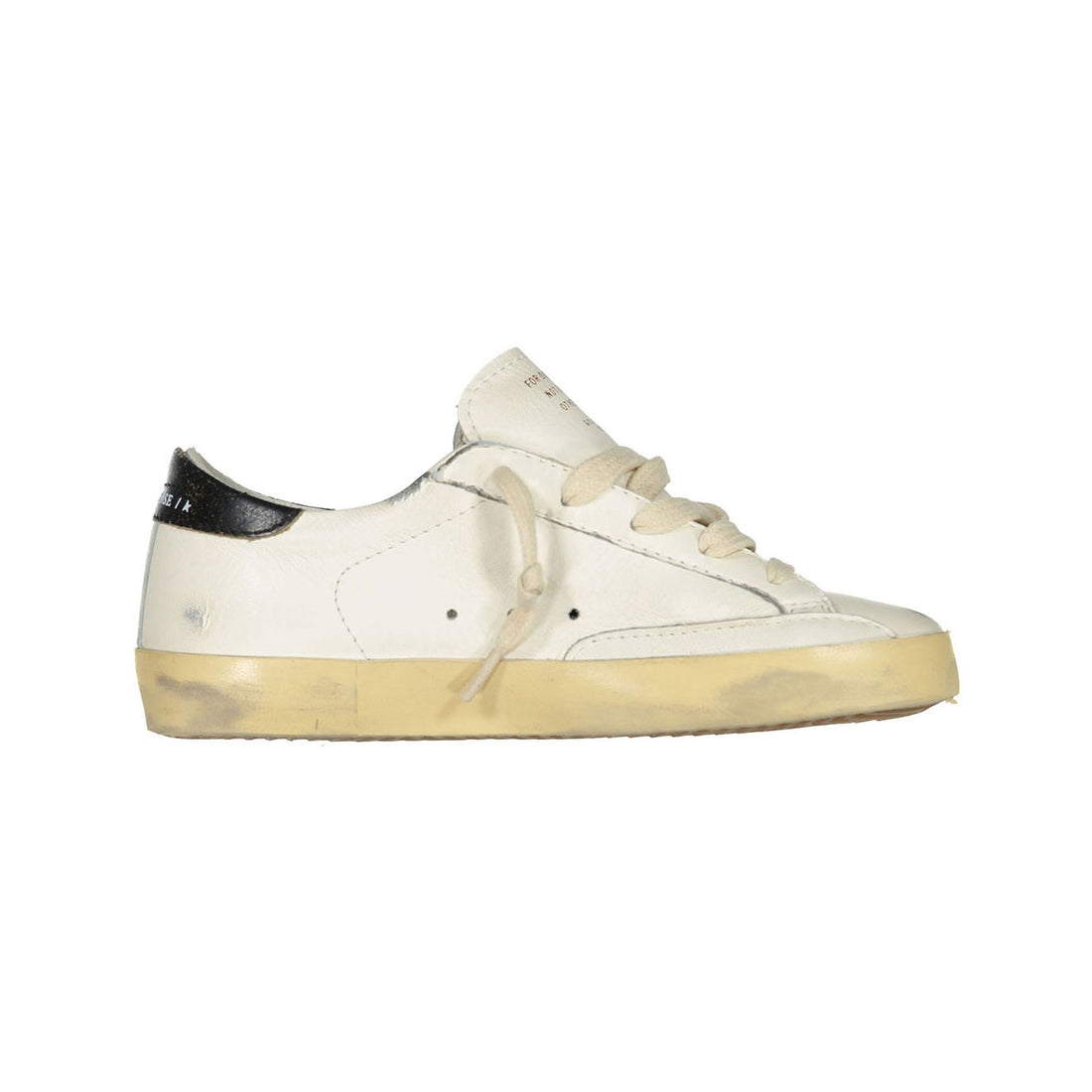 Golden Goose White/Navy/Black Superstar Sneakers