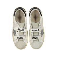 Golden Goose White/Coffee Old School Sneakers