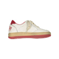 Golden Goose White/Red Ballstar Sneaker