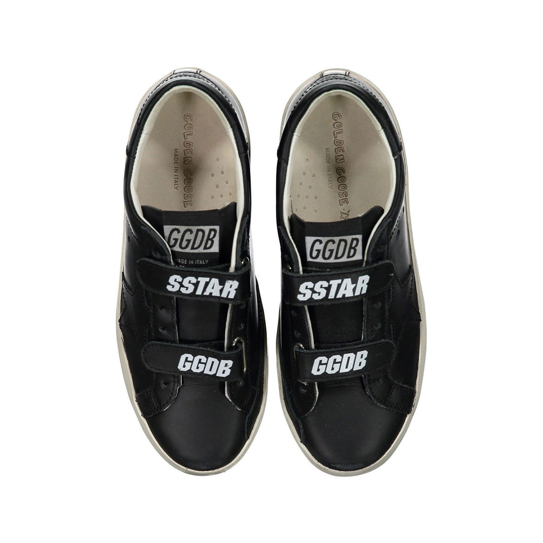 Golden Goose Black Old School Sneakers