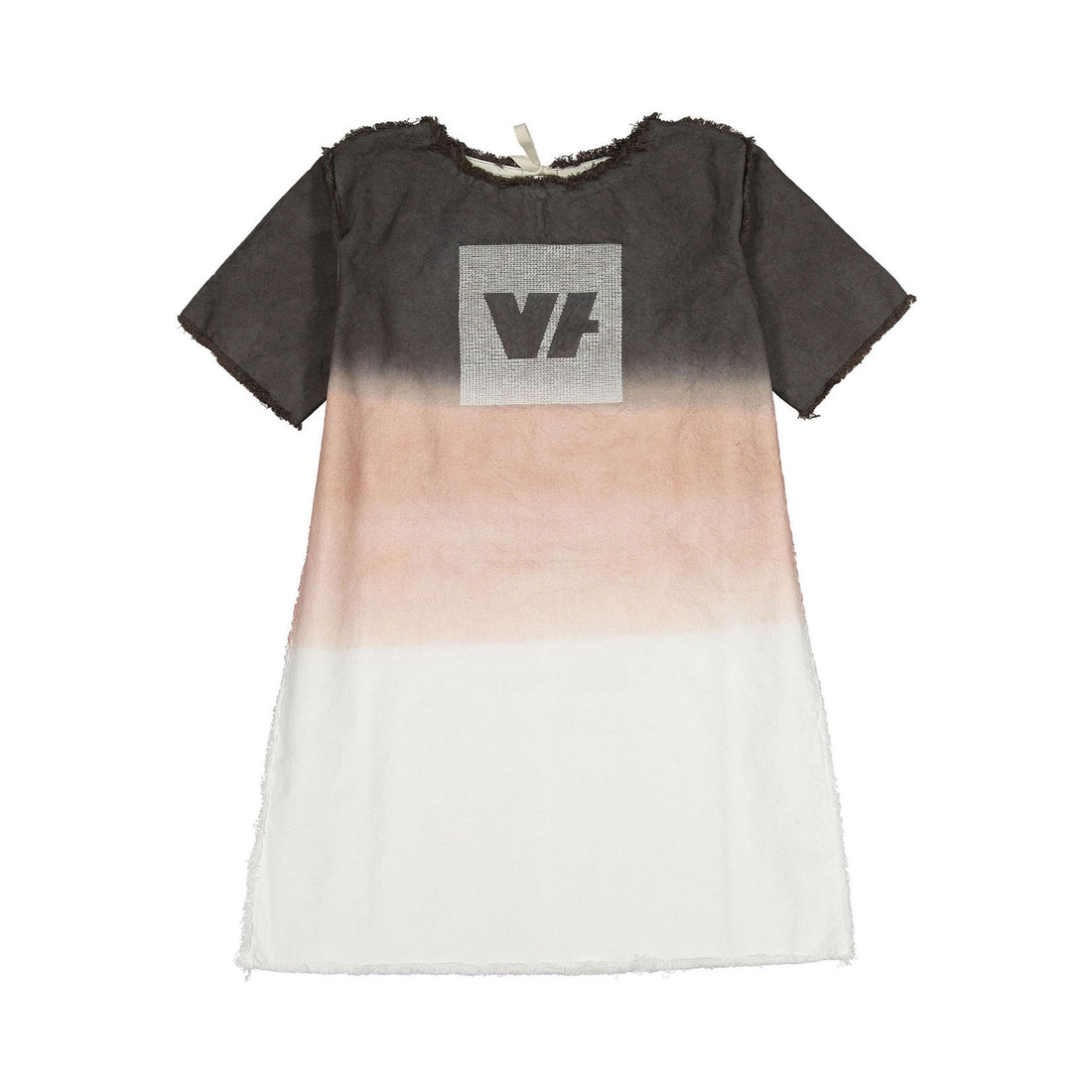 Venera Arapu Degrade Pink Ink Drop Dress