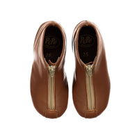 Pepe Brown Zipper Bootie