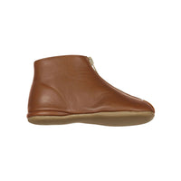 Pepe Brown Zipper Bootie