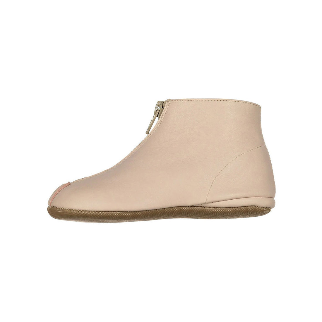 Pepe Silver Pink Zipper Bootie