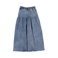 FYI Retro Denim Dropwaist Skirt