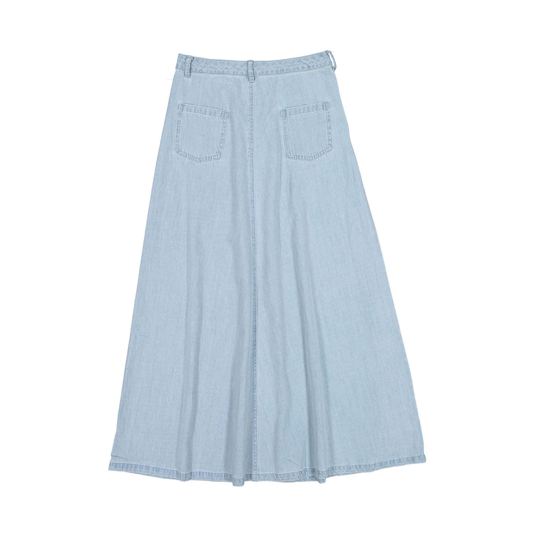FYI Light Denim A-line Maxi Skirt