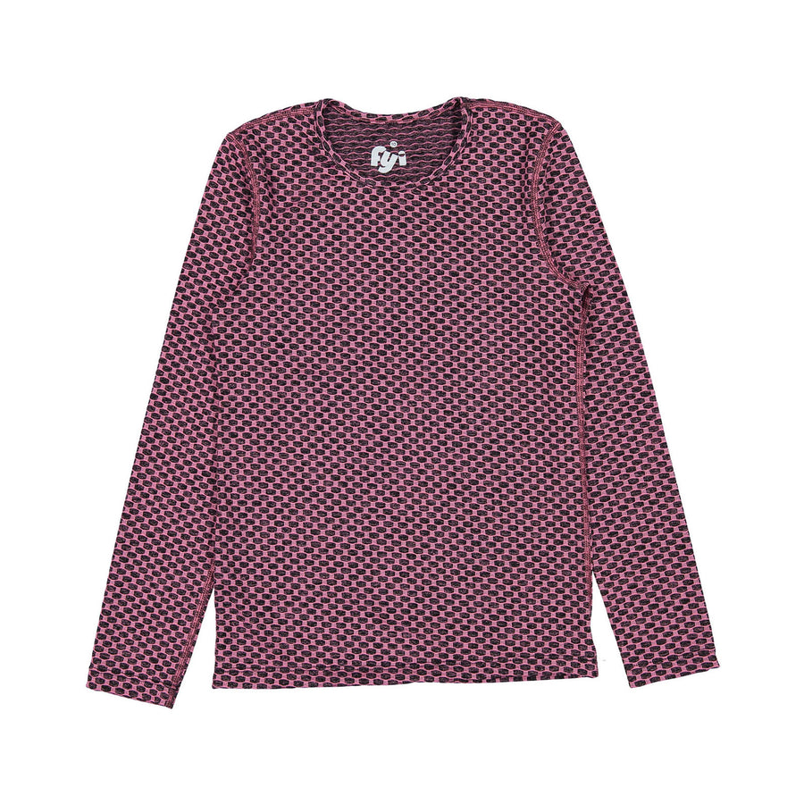 FYI Purple Mesh Tee