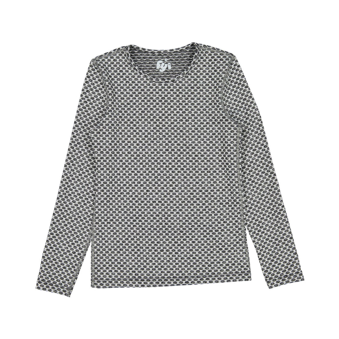 FYI Black/White Mesh Tee