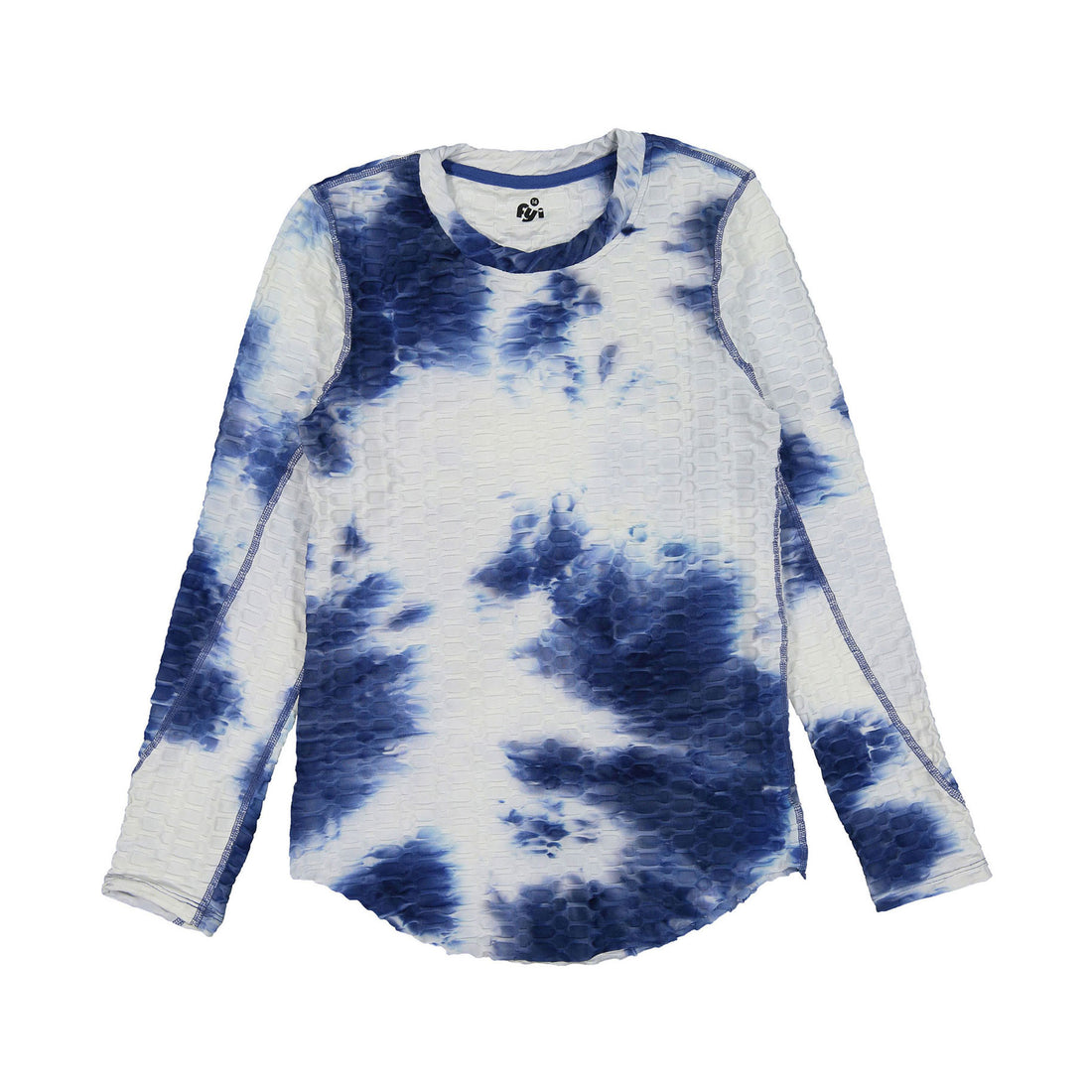 FYI Blue Spider Tie Dye Tee