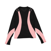 FYI Black U Contrast Tee