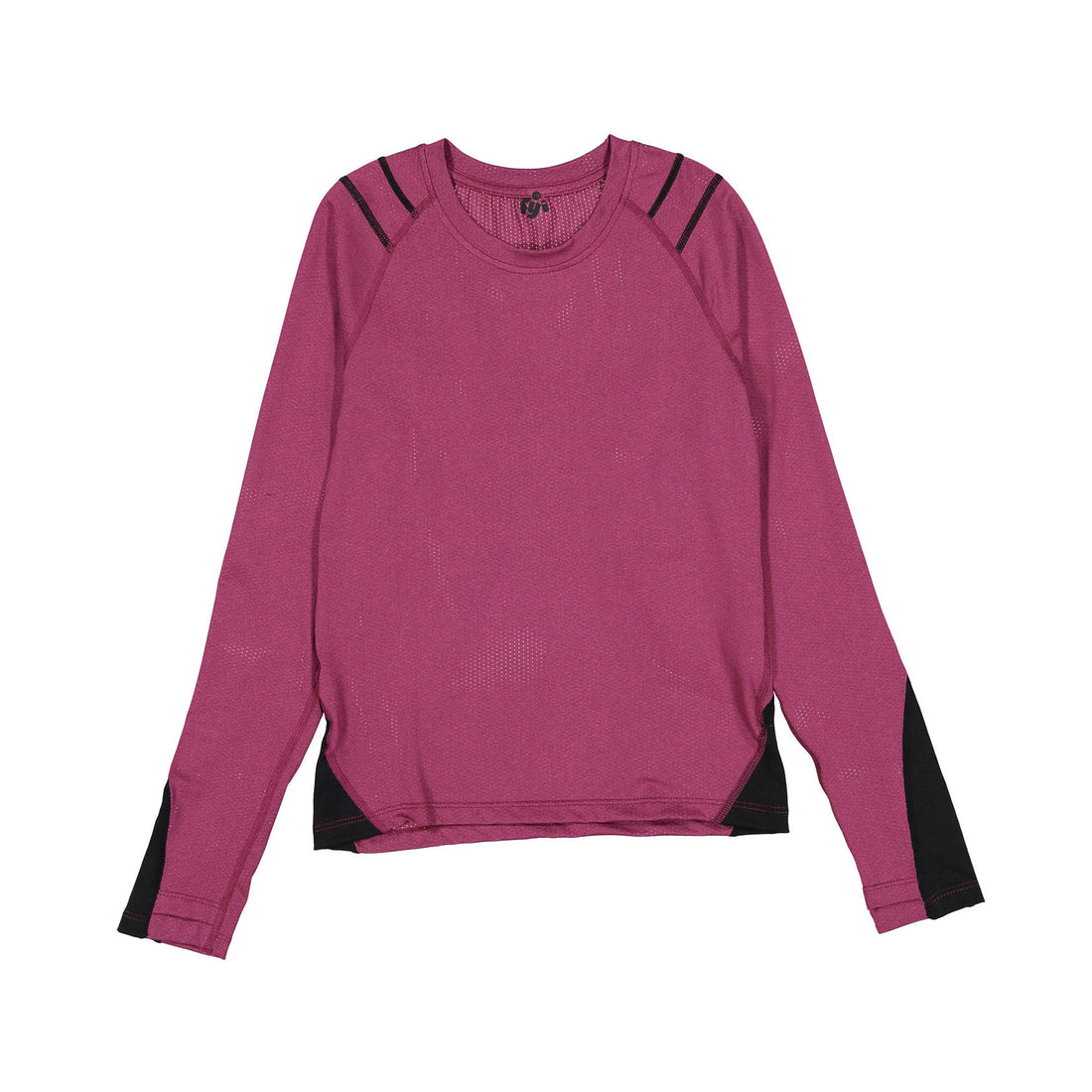 FYI Deep Berry U Contrast Tee