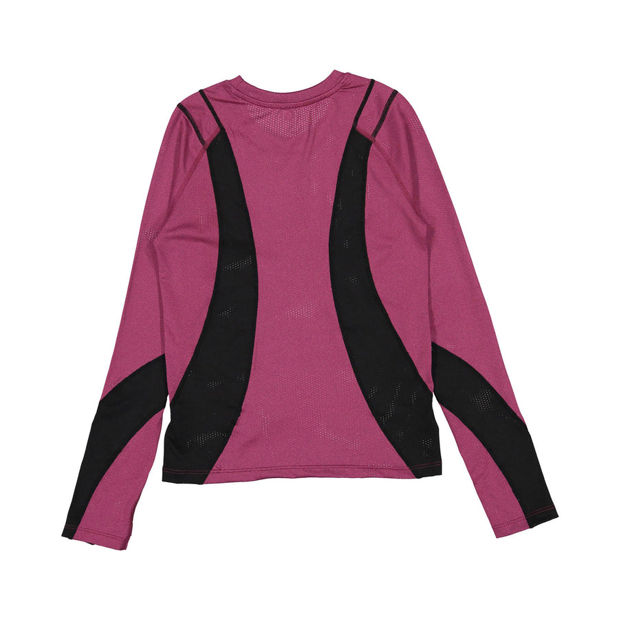 FYI Deep Berry U Contrast Tee