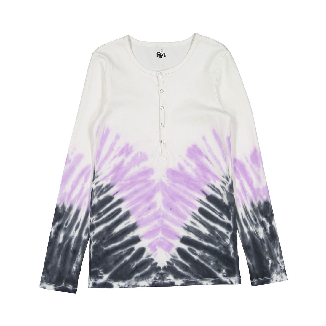 FYI Purple V Dye Tee