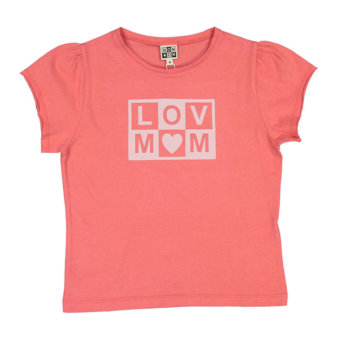 Bonton Julie Pink Love Mum Tee