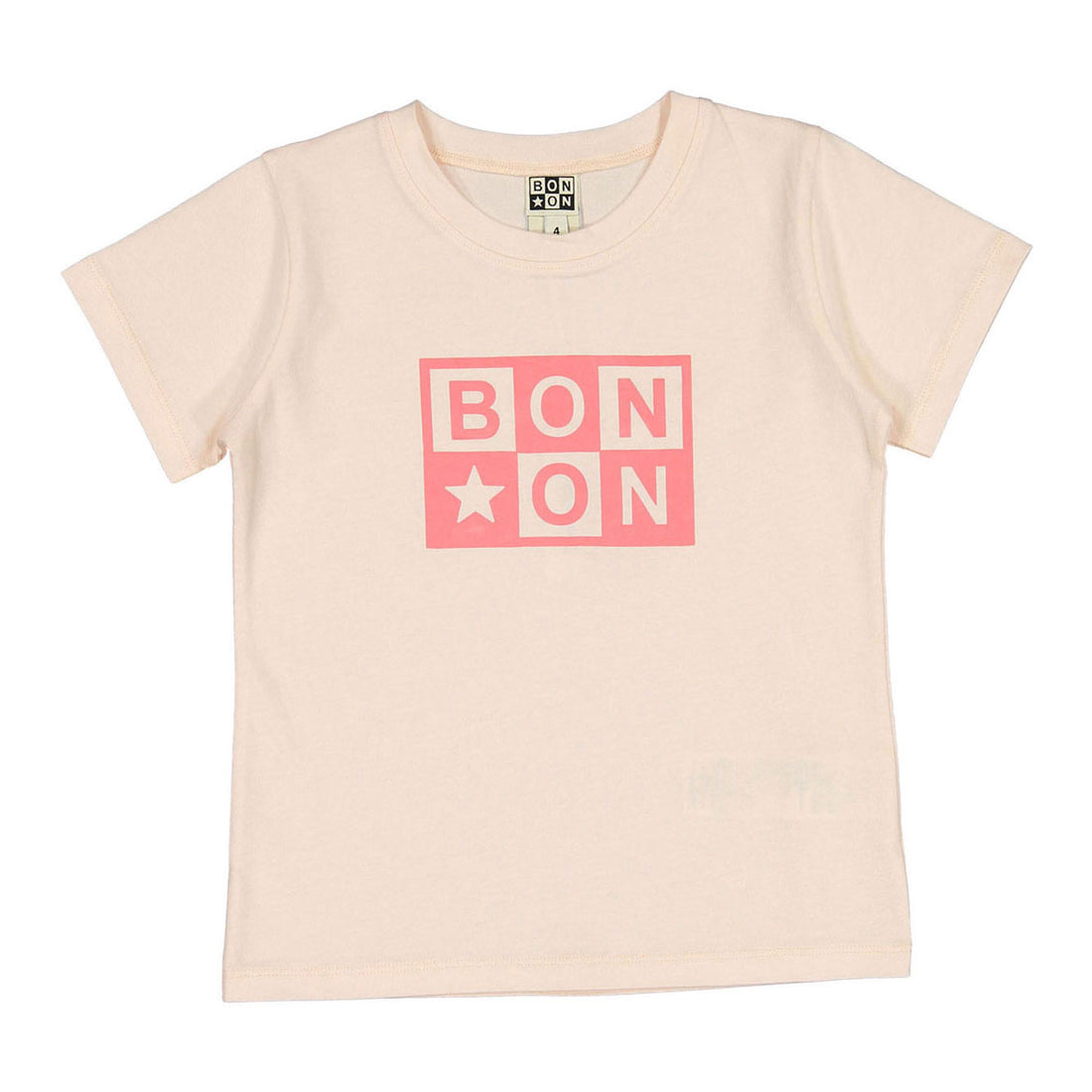 Bonton Shell Pink Logo Tee