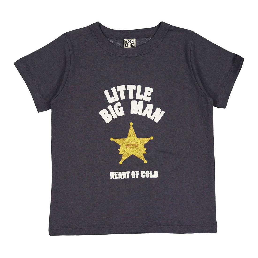 Bonton Deep Grey Little Big Man Tee