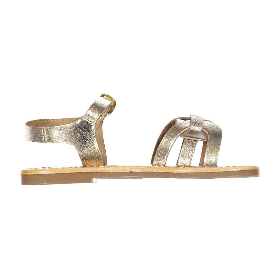 Bonton Ice Brown Braided Sandals