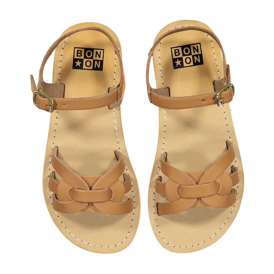 Bonton Natural Braided Sandals
