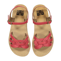 Bonton Julie Rose Braided Sandals