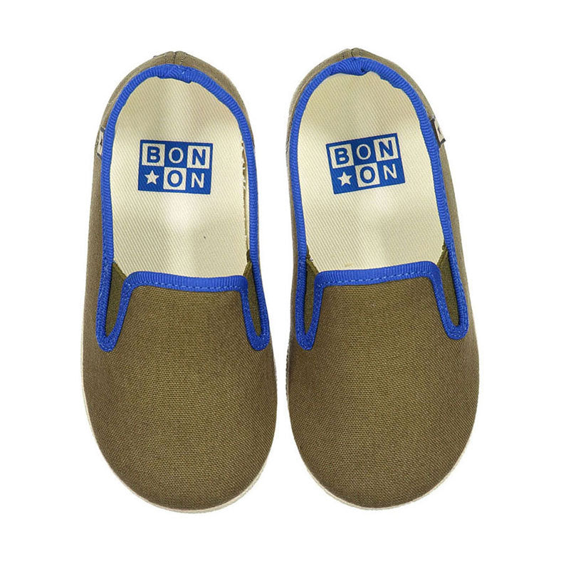Bonton Khaki Canyon John Slip-ons