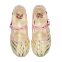 Bonton Gold Jane Mary Janes