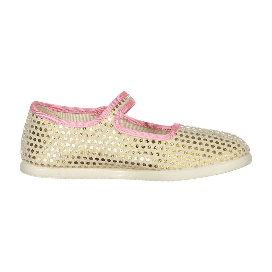 Bonton Gold Jane Mary Janes