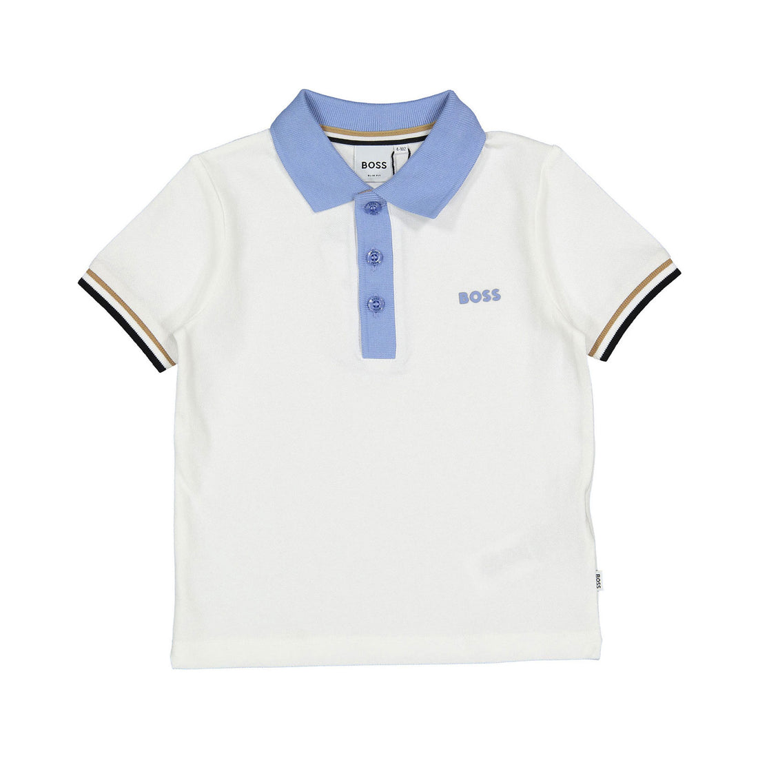 Hugo Boss White Short Sleeve Polo
