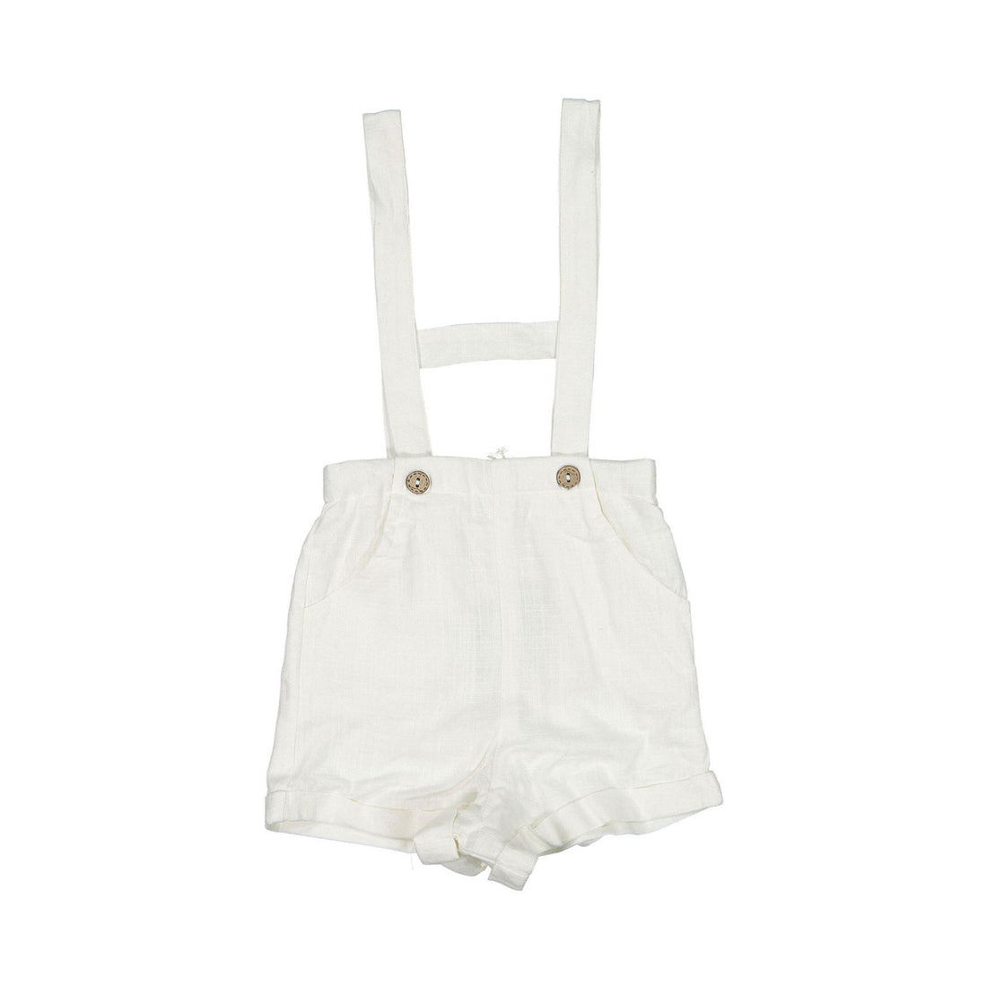 Noma White Speckled Linen H Backoverall
