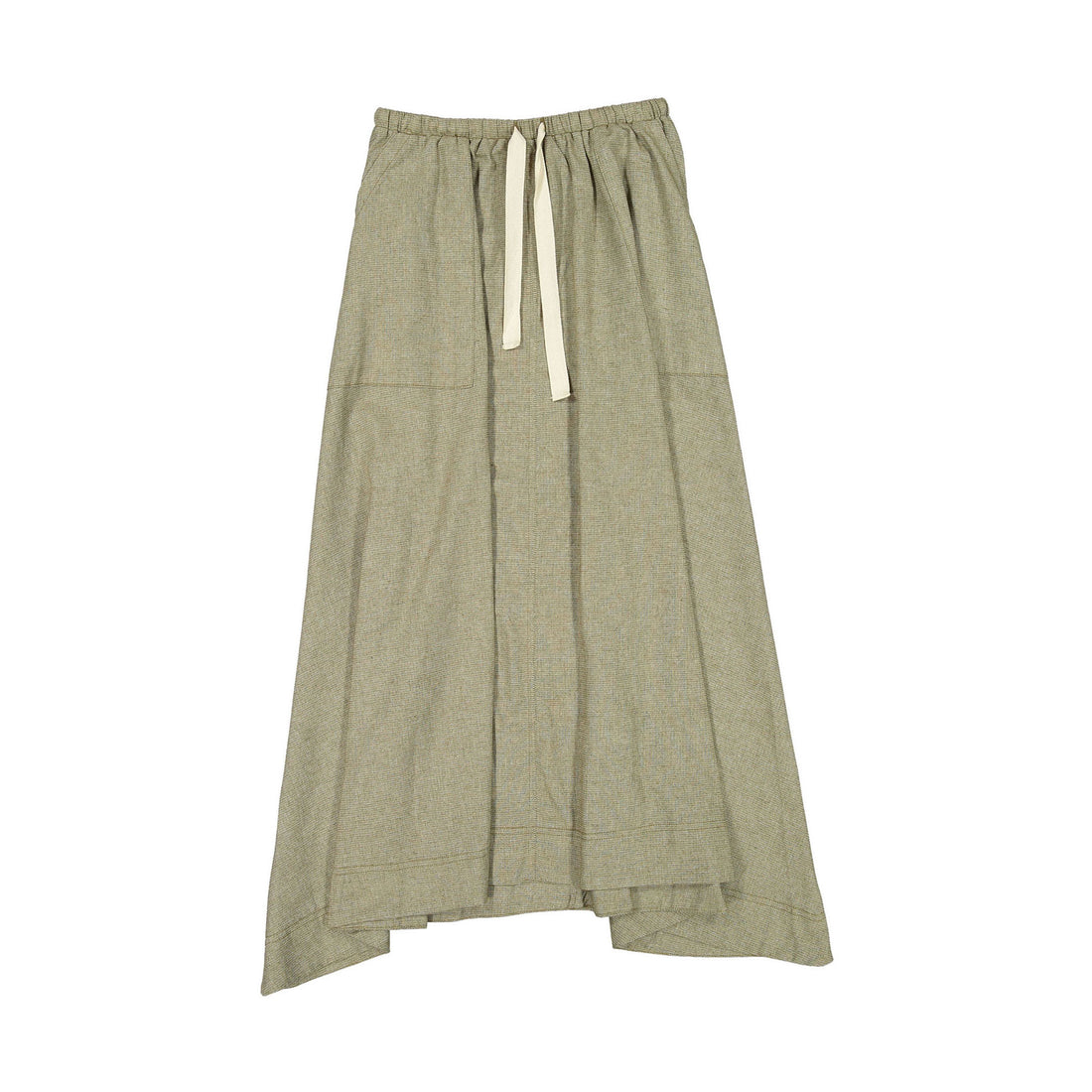 HEV Olive Handkerchief Skirt