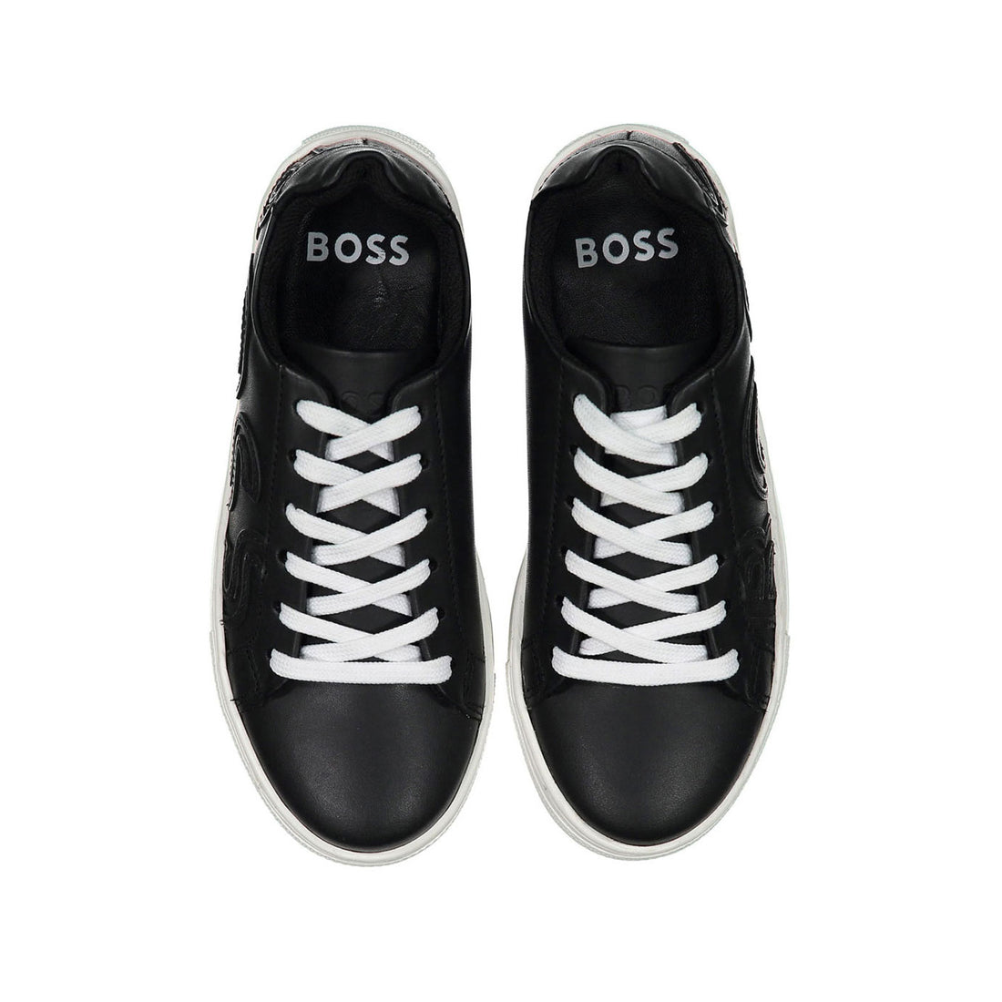 Hugo Boss Black Logo On Side Mini Me Sneakers