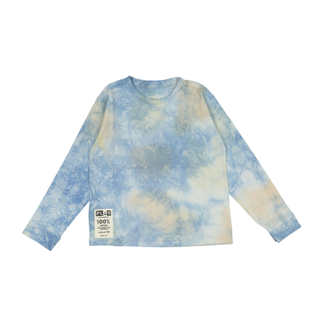 PLAY Tie Dye Onion Coffee Indigo All Weather Play L/S Tee