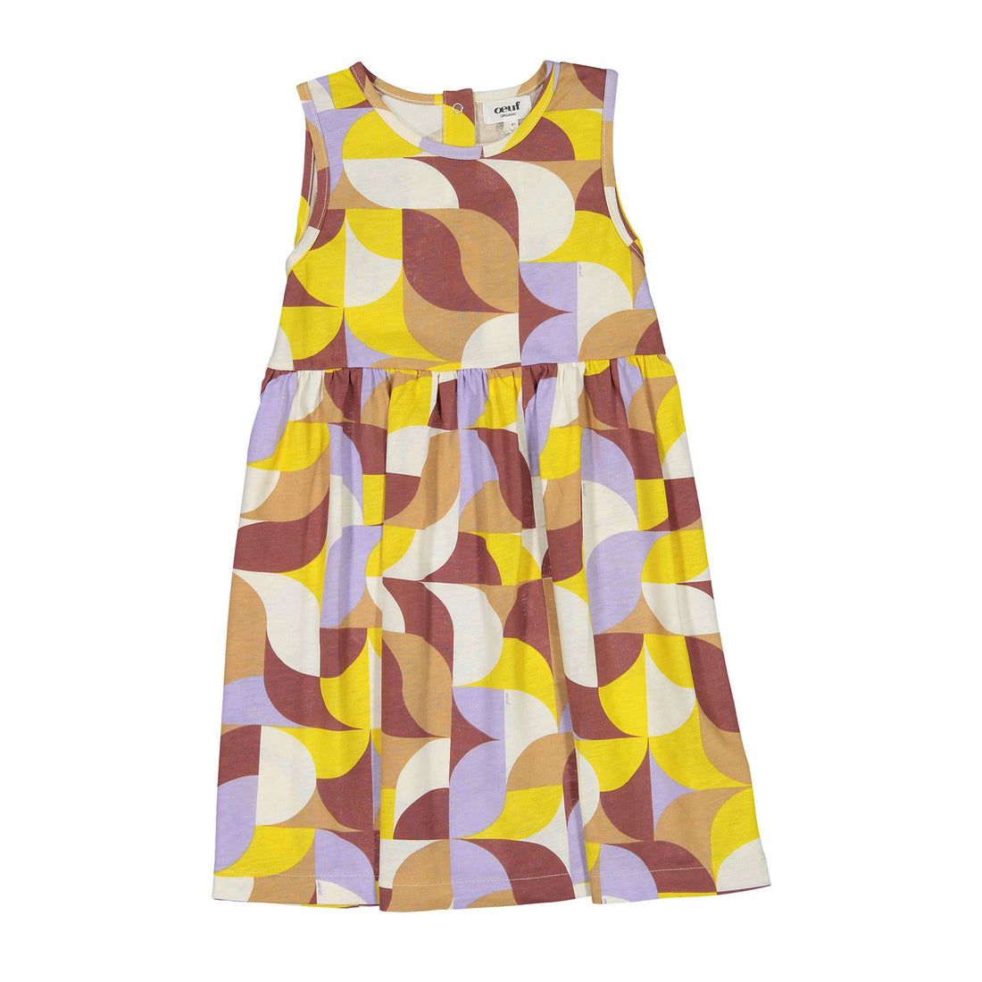 Oeuf Freesia Geometric Tank Dress