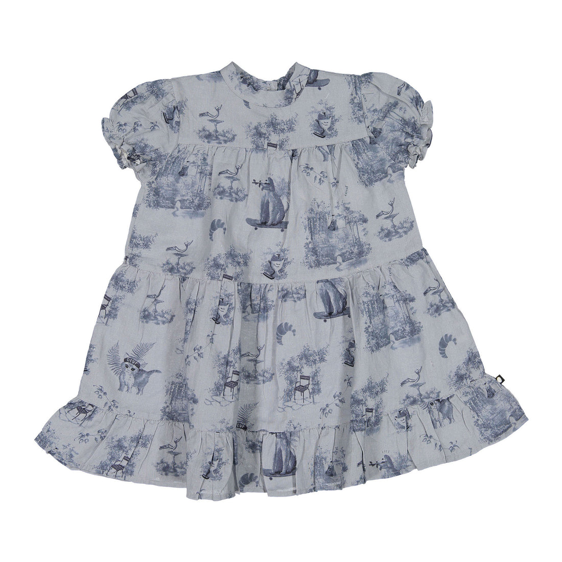 Oeuf Ciel Toile Tiered Dress