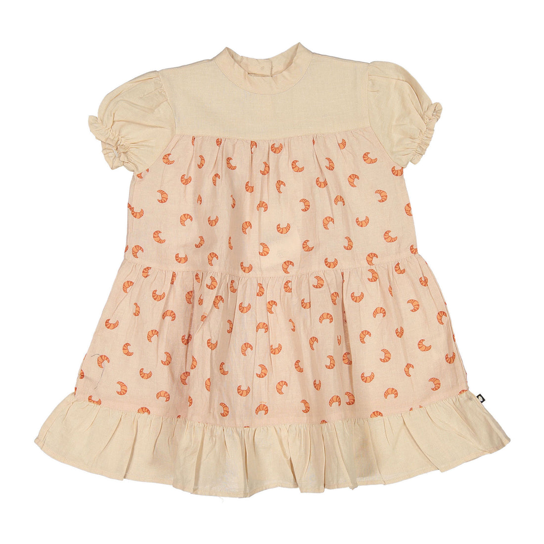 Oeuf Silver Peony Croissant Tiered Dress