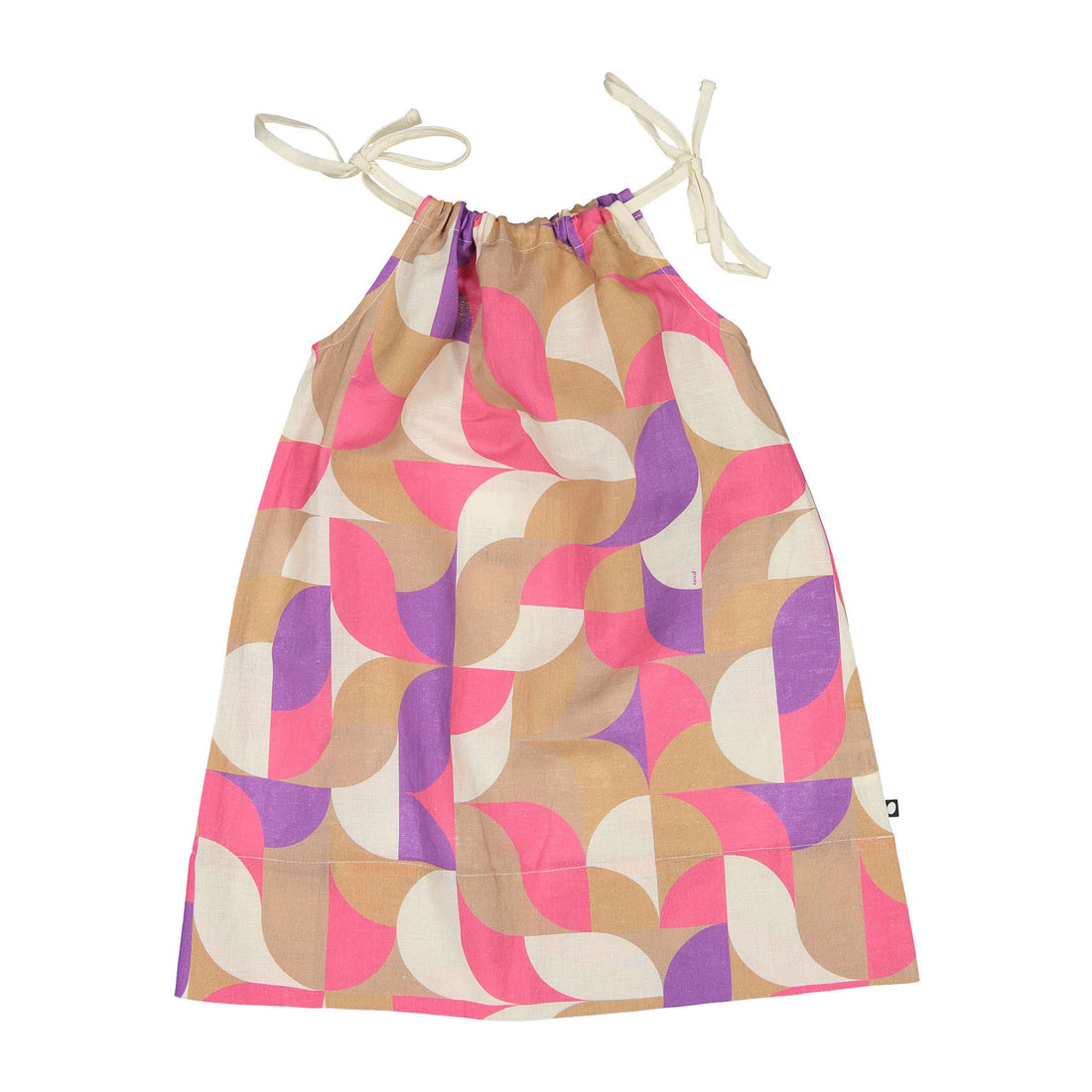 Oeuf Fuschia Geometric Julie Dress