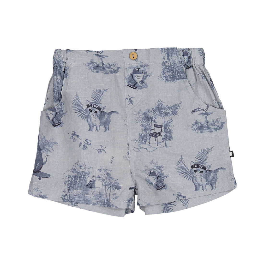 Oeuf Ciel Toile Shorts
