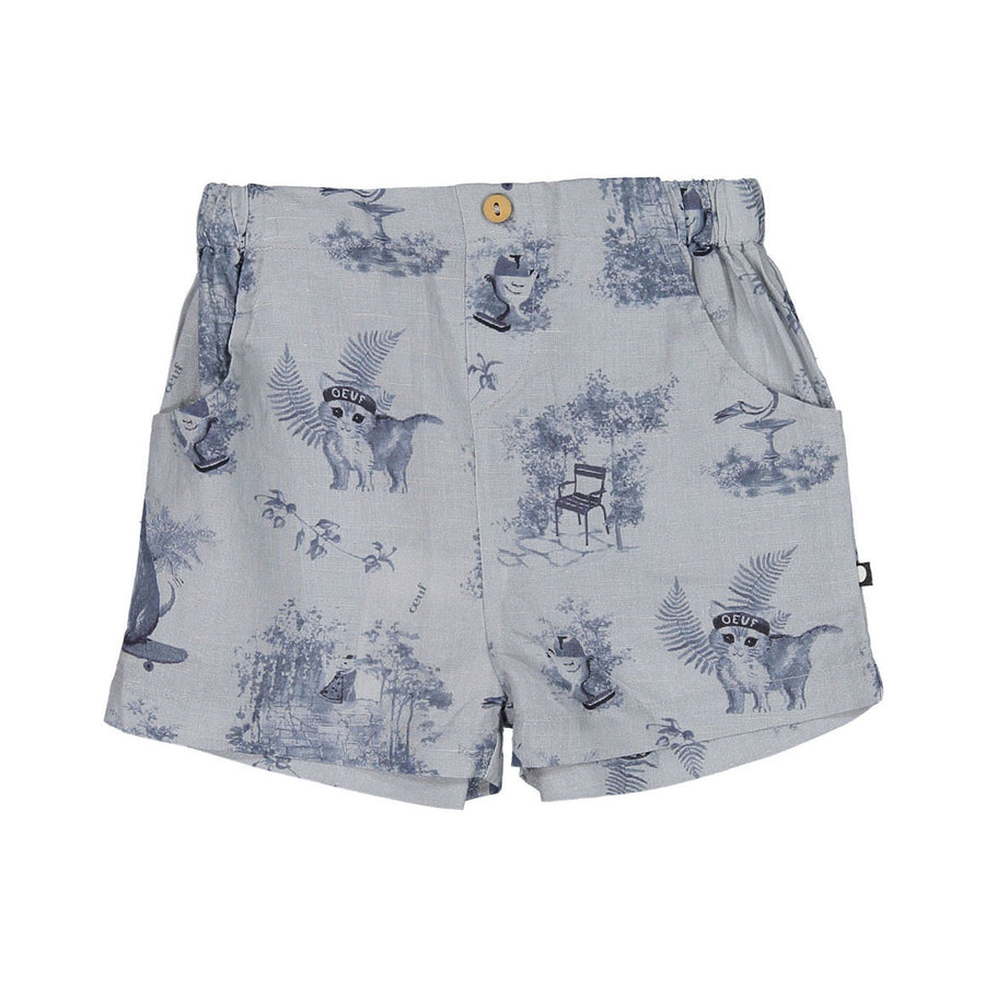Oeuf Ciel Toile Shorts