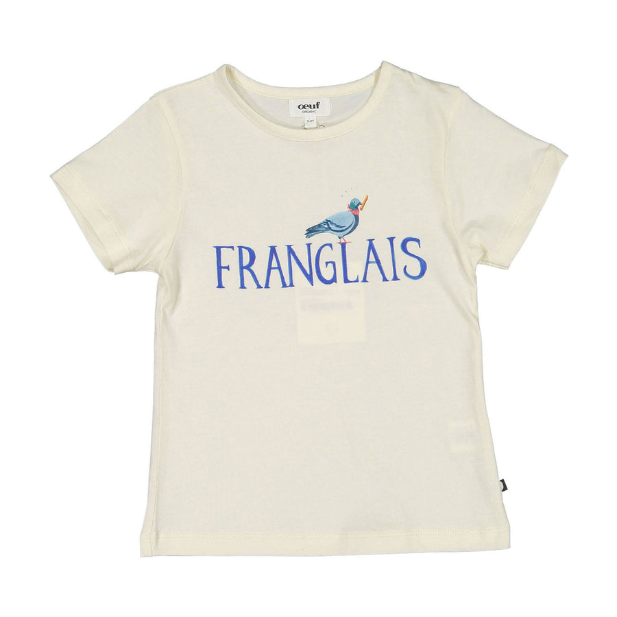 Oeuf Gardenia Franglais T Shirt