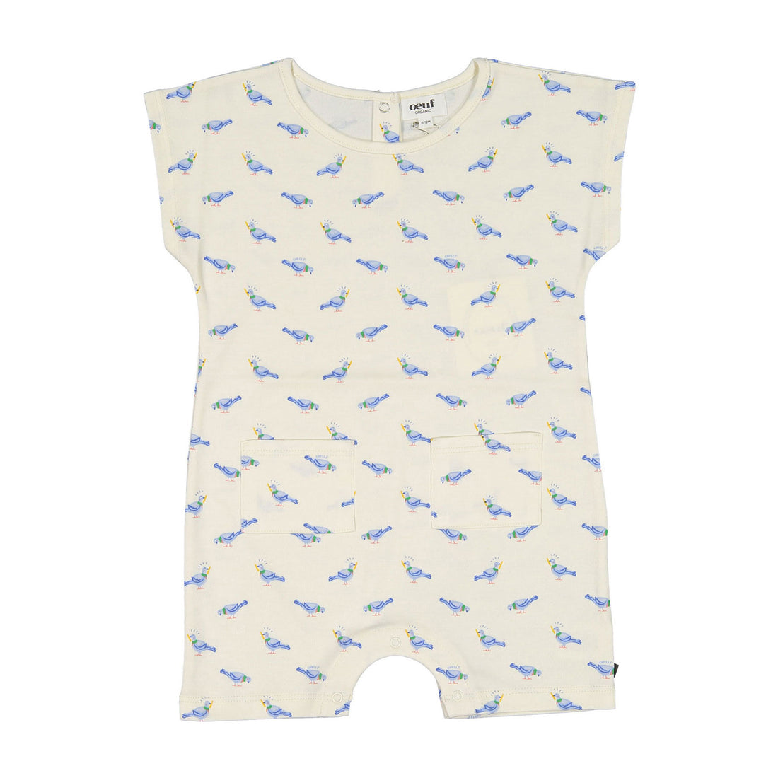 Oeuf Gardenia Pigeon Square Romper