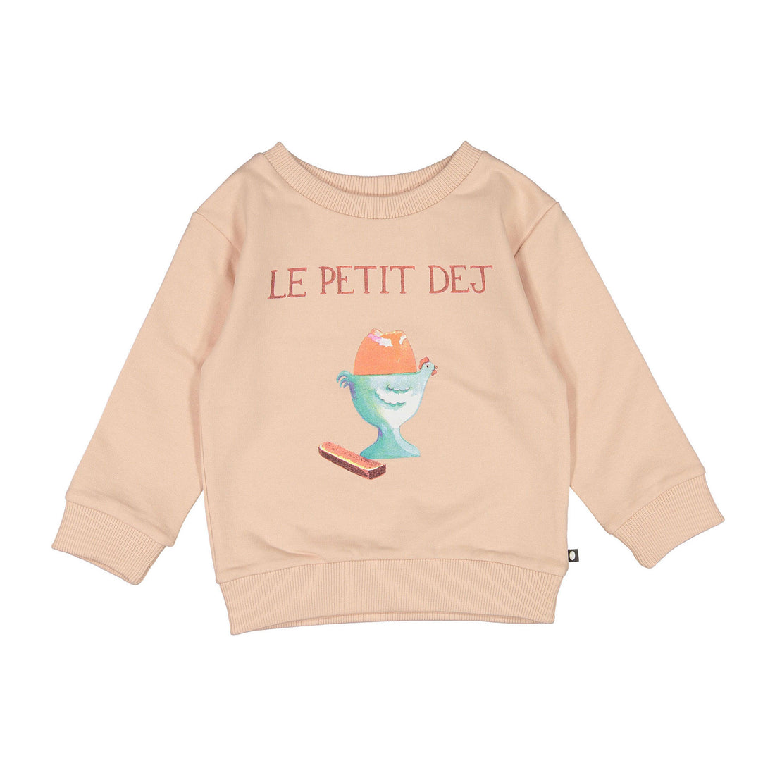 Oeuf Silver Peony Le Petit Dej Sweatshirt