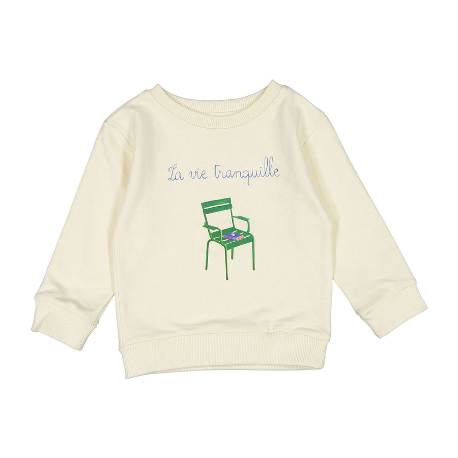 Oeuf Gardenia la vie tranquille Sweatshirt