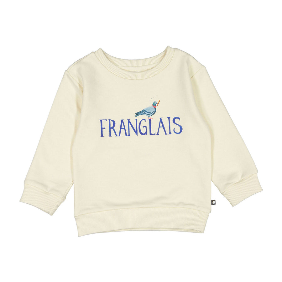 Oeuf Gardenia Franglais Sweatshirt