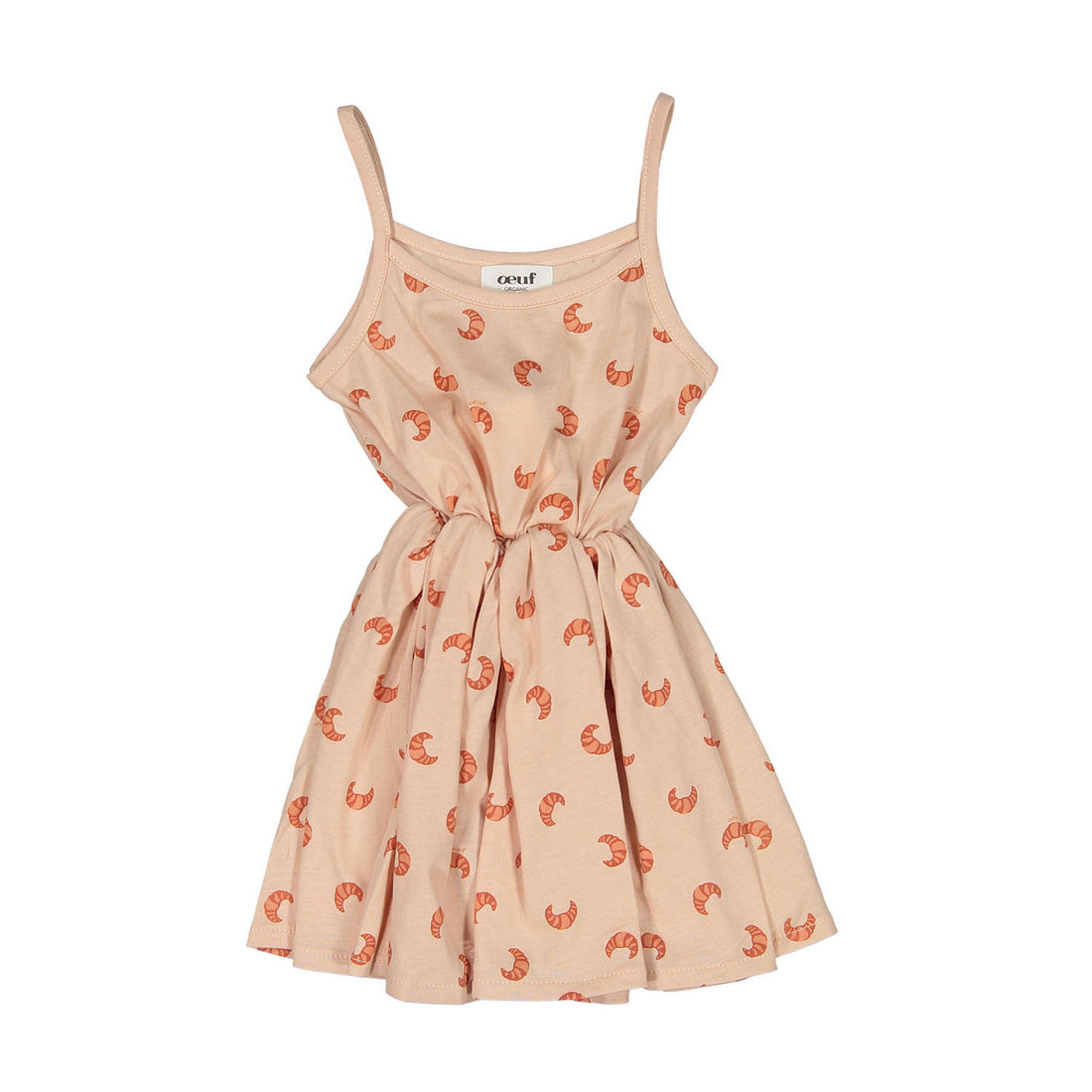 Oeuf Silver Peony Croissant Flouncy Bodysuit