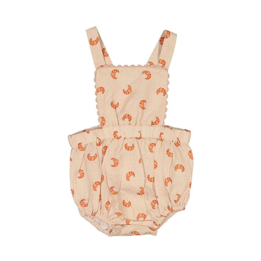 Oeuf Silver Peony Croissant Ric Rac Playsuit